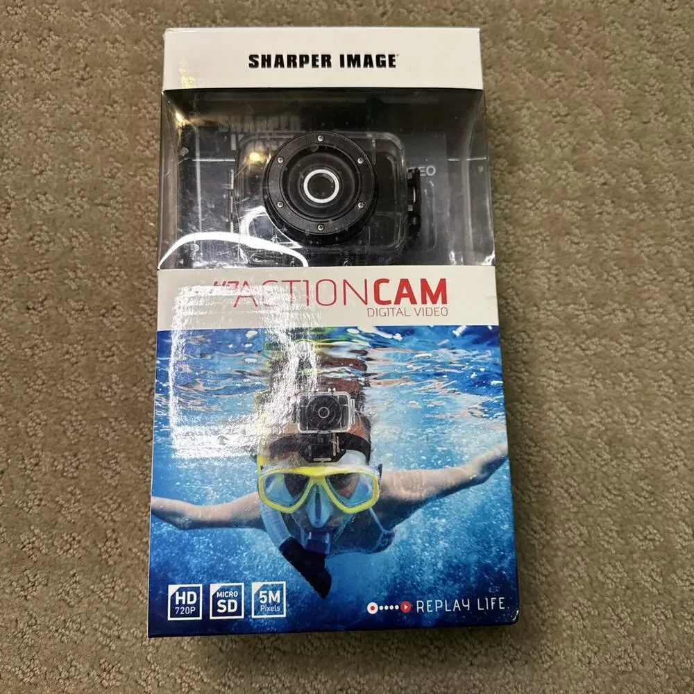 New Sharper Image HD Action Cam Digital Video 720P 5M Pixels ($120 Retail!)